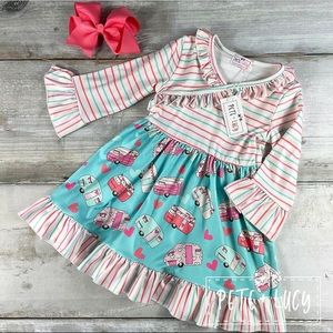 NWT Pete+Lucy Dress Happy Camper